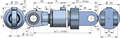 100-70 Gaffel - Oog