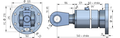 160-110 Bodemflens - Gaffel