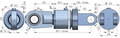 200-140 Gaffel - Oog